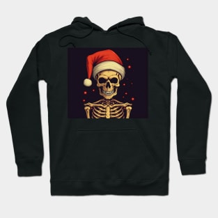 skeleton Santa Hoodie